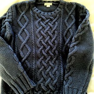 Boys crewcuts cotton fisherman sweater